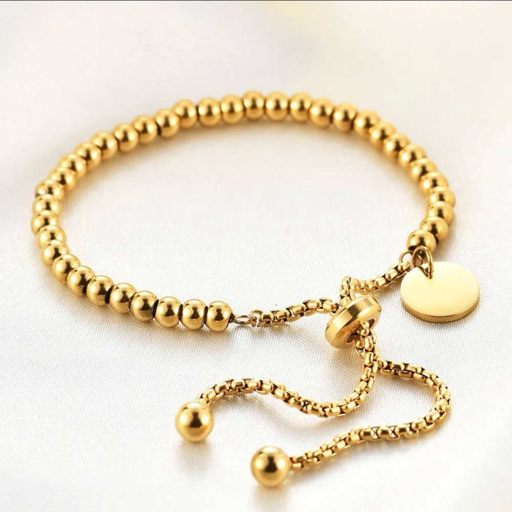 ❌Sold❌Elegant Gold Beaded Bracelet